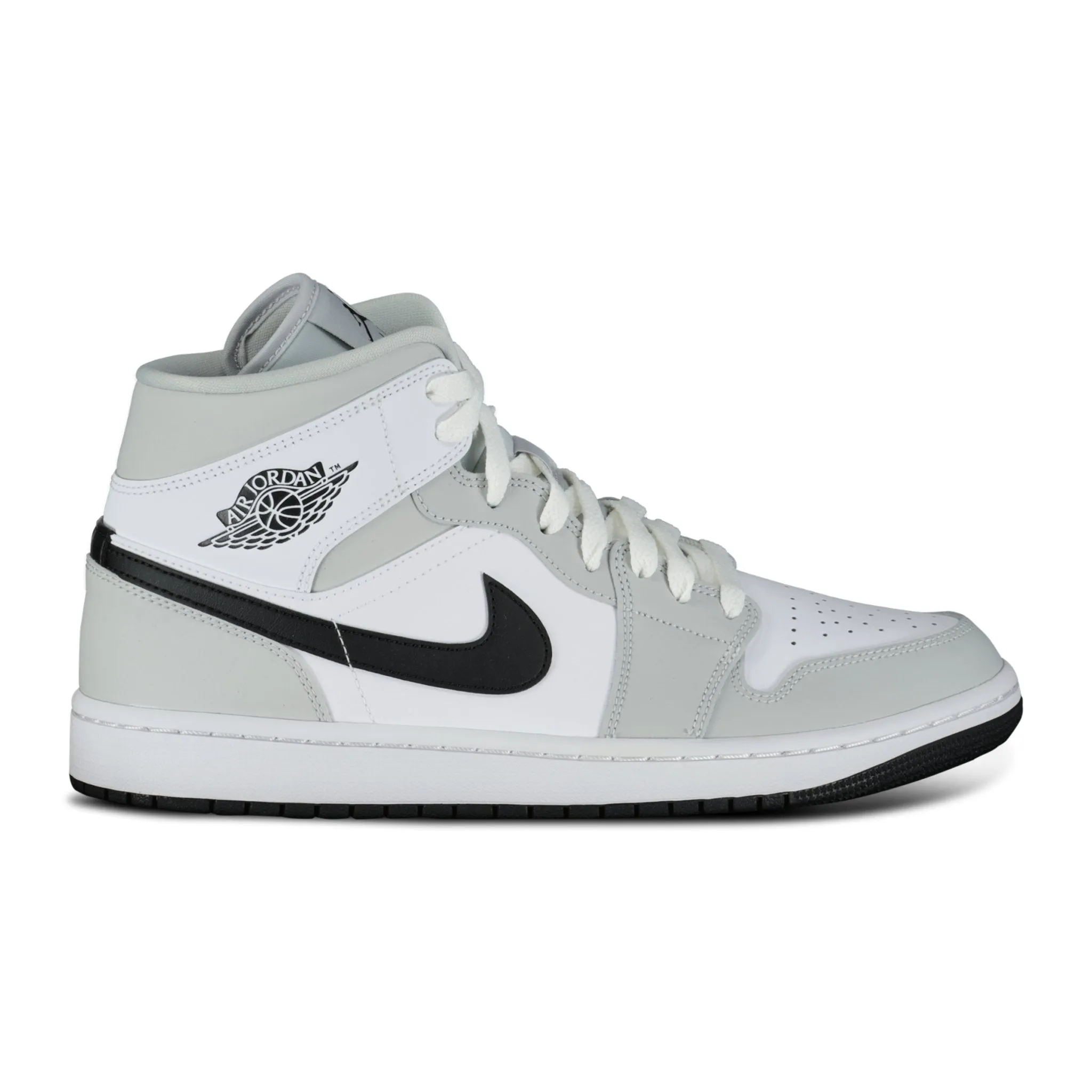 1 Mid Light Smoke Grey Trainers