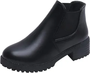 Ankle Boots for Women Fall Booties for Women 2024 Casual Ankle Boots for Women Womens Bootie with Heel Indoor and Outdoor Soft Sole Fashion Chunky Block Low Heel Vintage
