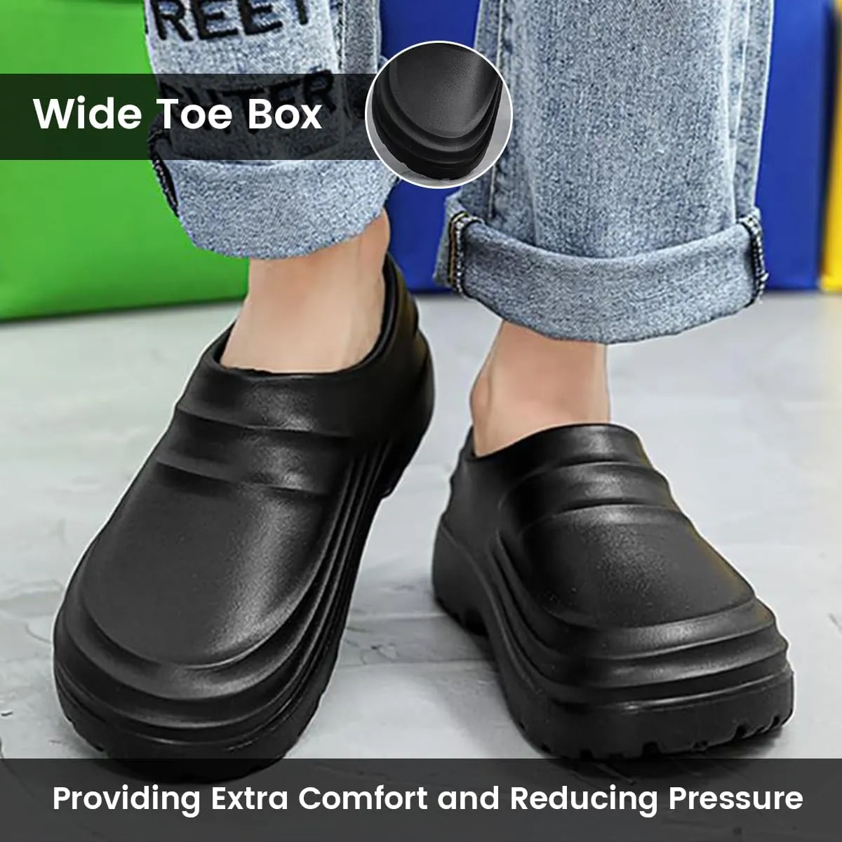 Armadillo Clogs Women Men, Armadillo Work Shoes Torrey Classic Healthy & Non-Slip Comfort Clogs for Chef Nurse