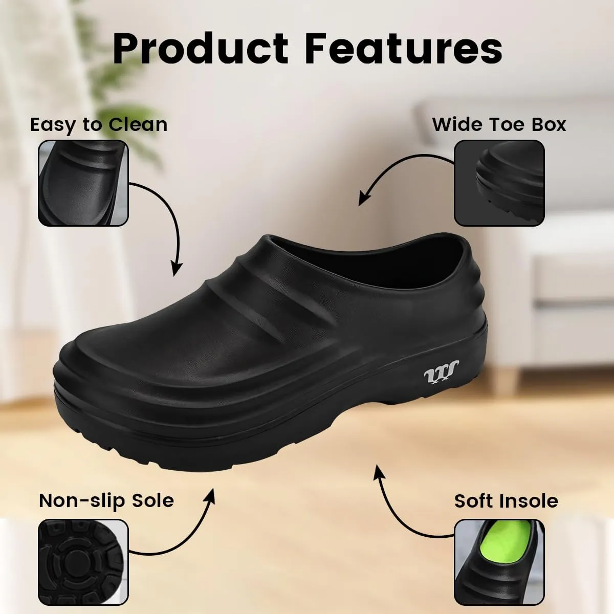 Armadillo Clogs Women Men, Armadillo Work Shoes Torrey Classic Healthy & Non-Slip Comfort Clogs for Chef Nurse