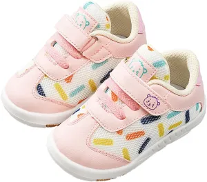 Baby Boy Girl Shoes Breathable Mesh Walking Shoes Lightweight Non-Slip Sneakers Infant First Walkers Tennis Shoes