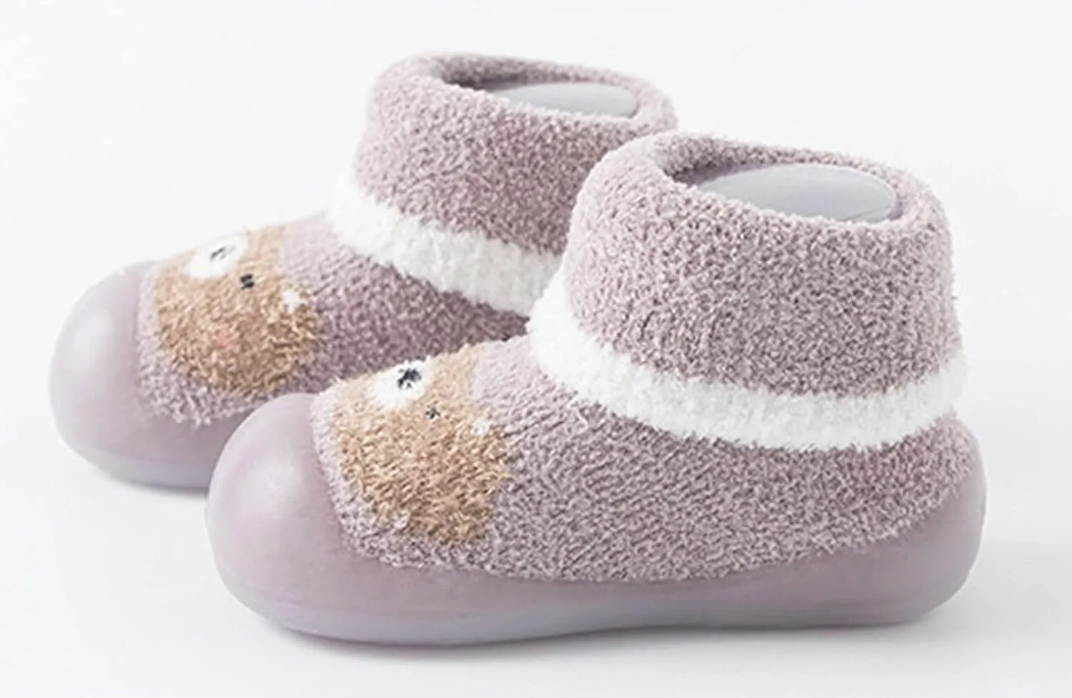 Baby Shoes,Toddler Kids Infant Boys Girls Shoes First Walkers Thickened Warm Cute Cartoon Socks Shoes Antislip Shoes