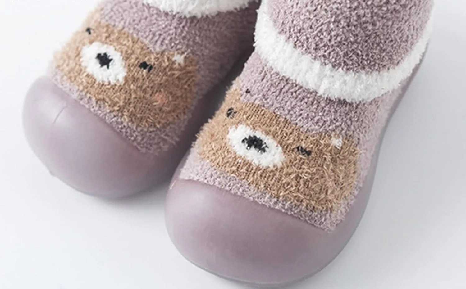 Baby Shoes,Toddler Kids Infant Boys Girls Shoes First Walkers Thickened Warm Cute Cartoon Socks Shoes Antislip Shoes