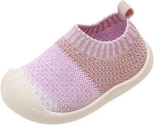 Baby Sneakers Girls Boys Lightweight Breathable Mesh First Walkers Shoes Warm Elastic Sock Shoes Indoor Outdoor