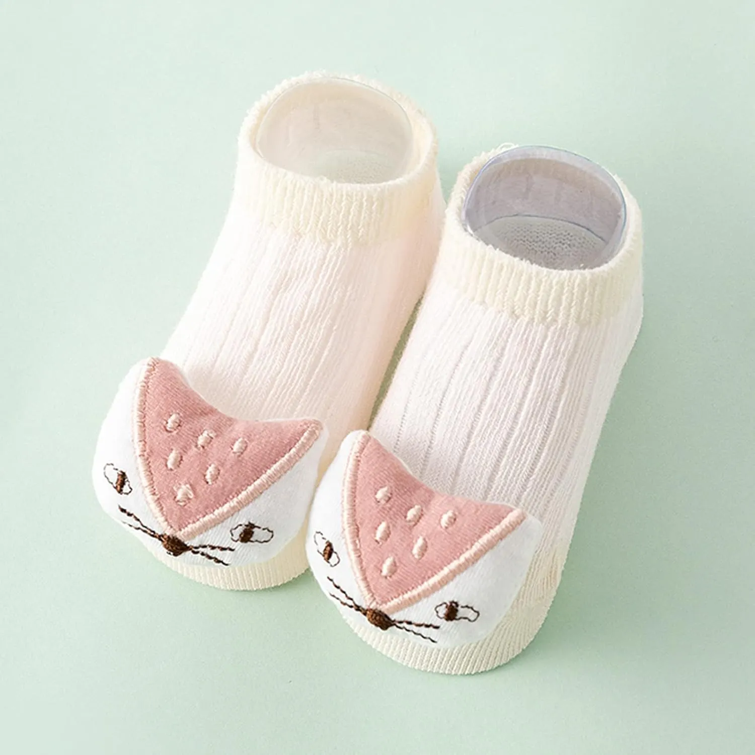 Baby Sock Shoes Boys Girls Non-Slip First Walking Shoes Lightweight Slip-on Sneakers Soft Sole rotect Toes