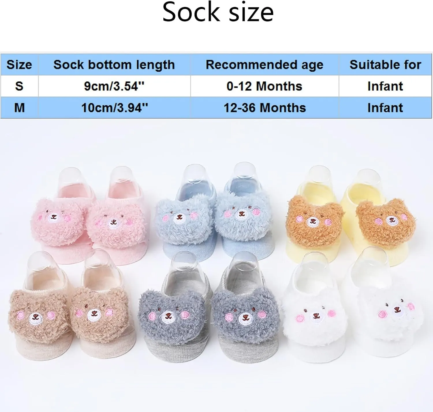 Baby Socks Boys Girls Cartoon Non Slip Baby Sock Floor Socks Toddler Swim Shoes