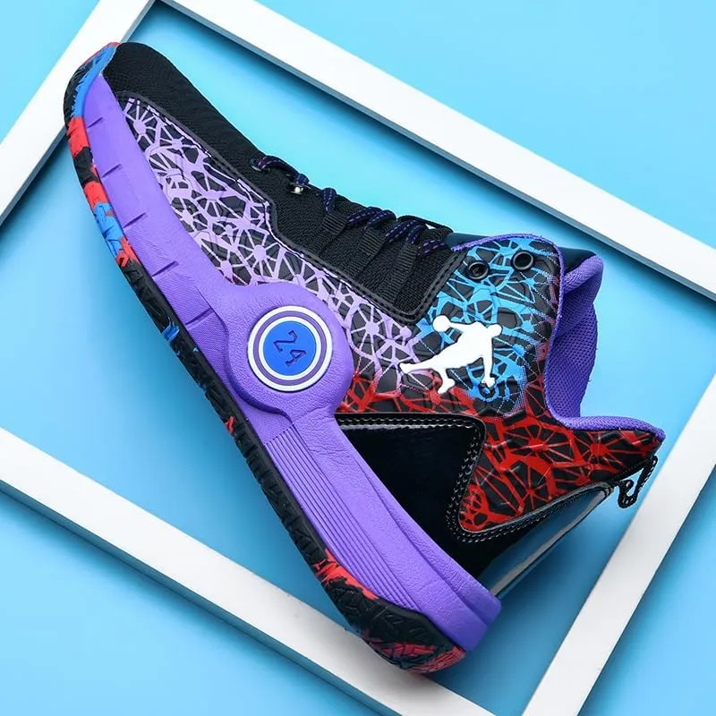 Basketball Shoes for Boys and Girls, Walking Running Shoes Breathable Comfortable Boys Sneakers for Little and Big Kids