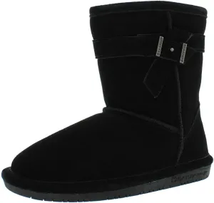 BEARPAW Youth Boshie Multiple Colors | Youth's Boot Classic Suede | Kid's Slip On Boot | Comfortable Winter Boot