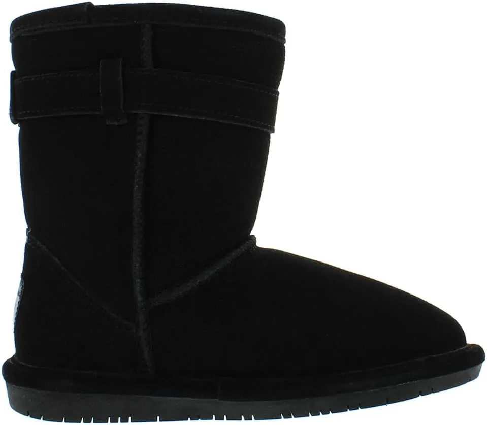 BEARPAW Youth Boshie Multiple Colors | Youth's Boot Classic Suede | Kid's Slip On Boot | Comfortable Winter Boot