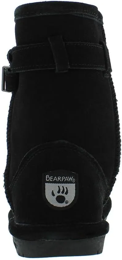 BEARPAW Youth Boshie Multiple Colors | Youth's Boot Classic Suede | Kid's Slip On Boot | Comfortable Winter Boot