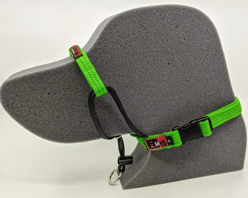 BLACK DOG TRAINING HALTER-MED-GREEN
