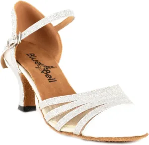 BlueBell Shoes Handmade Women's Ballroom Salsa Wedding Competition Dance Shoes Wendy 2.5" Heel
