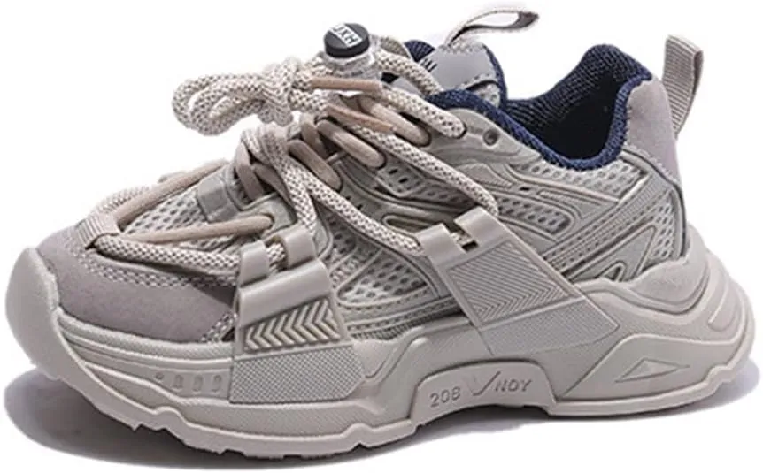 Boys Girls Mesh Slip On Lightweight Running Sneakers Non Slip Kids Tennis Shoes Toddler Sports Shoes Fashion
