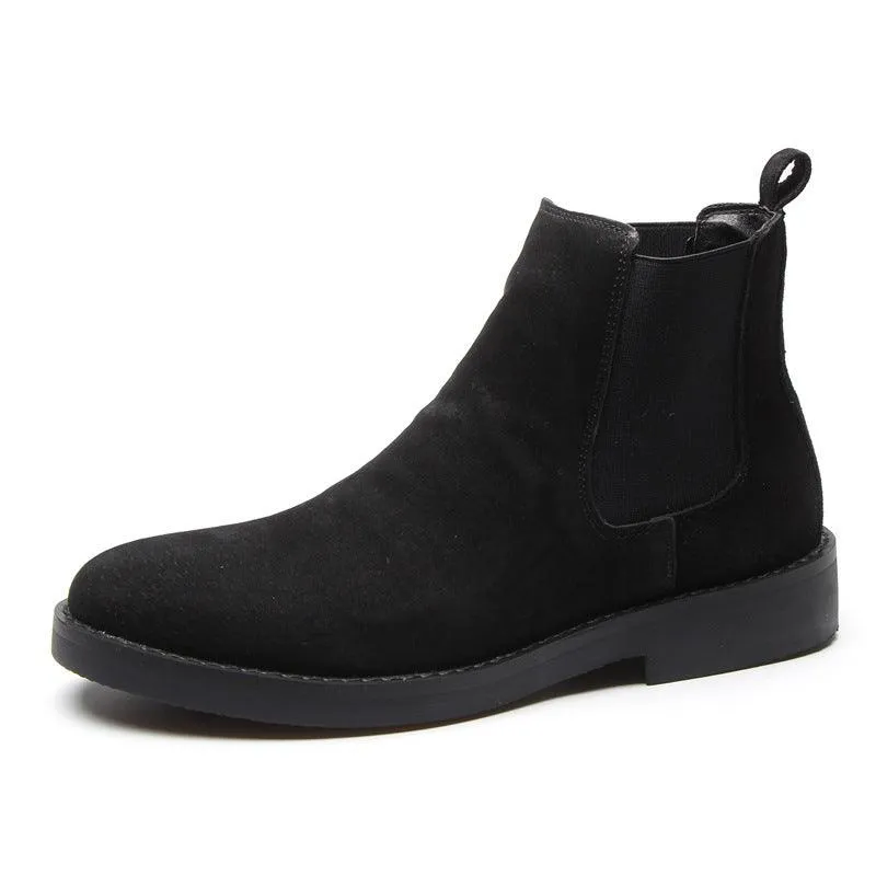 British all-match Martin boots  boots men's short boots frosted