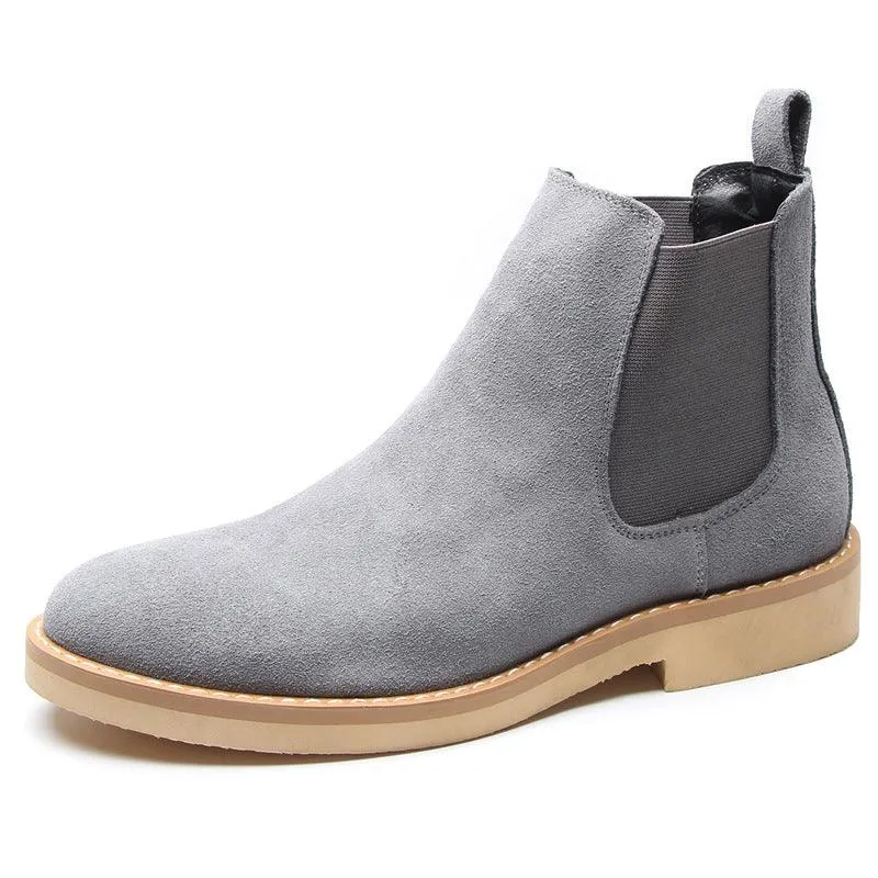 British all-match Martin boots  boots men's short boots frosted