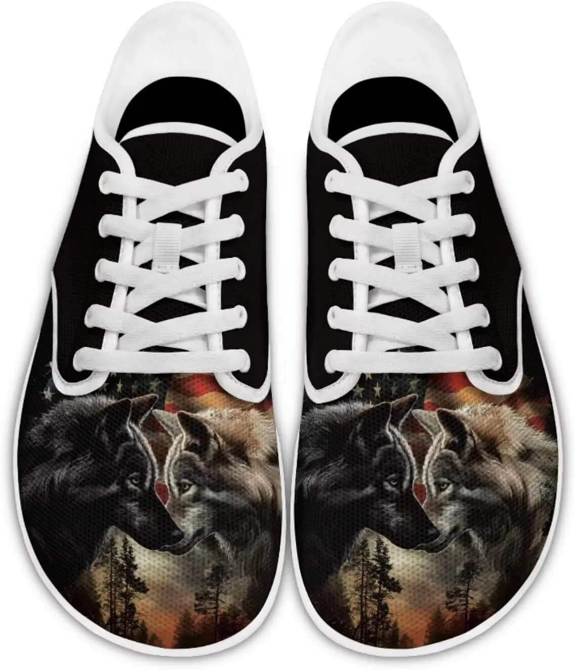 chaqlin Athletic Dress Shoes for Men Animal Print Low Top Sneaker Fashion Classic Lace Up Tennis Breathable Shoe