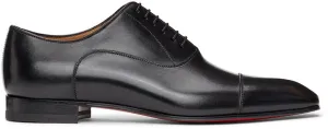 Christian Louboutin Black Greggo Orlato Lace-Up Loafers