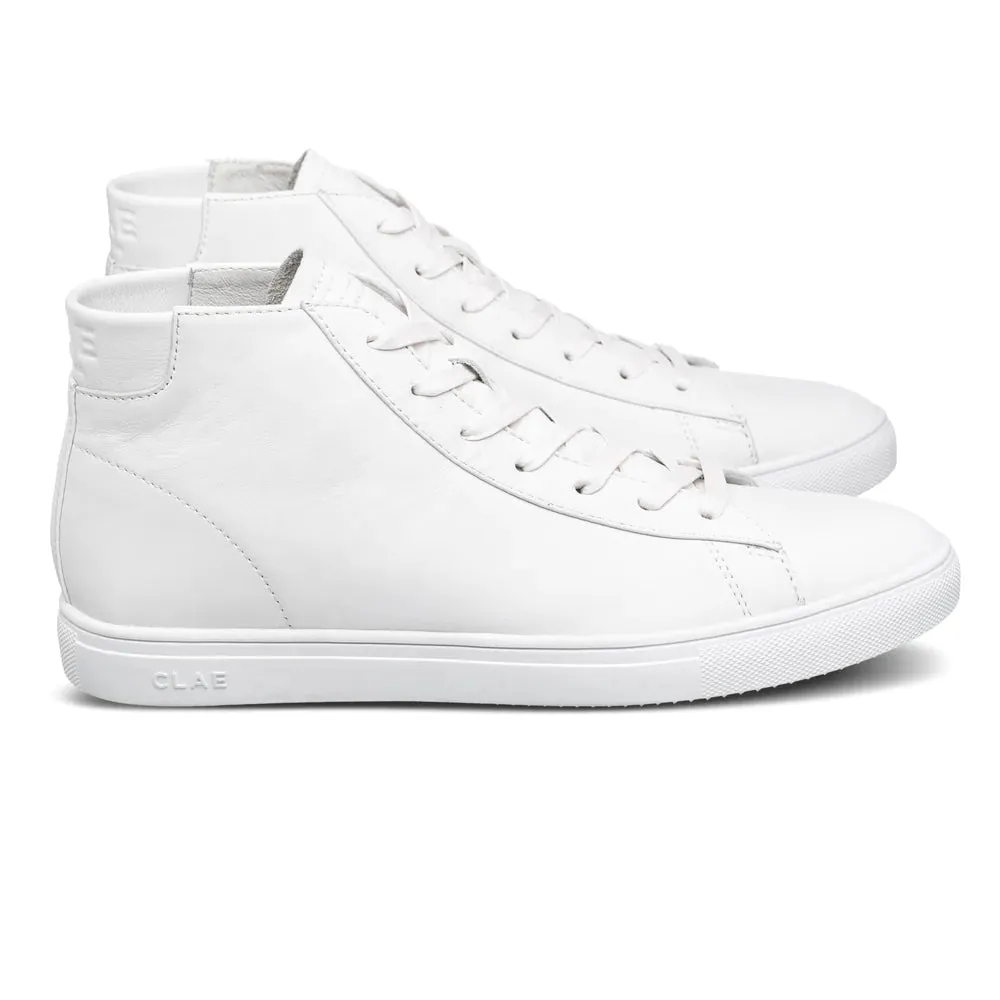 CLAE BRADLEY MID - TRIPLE WHITE LEATHER