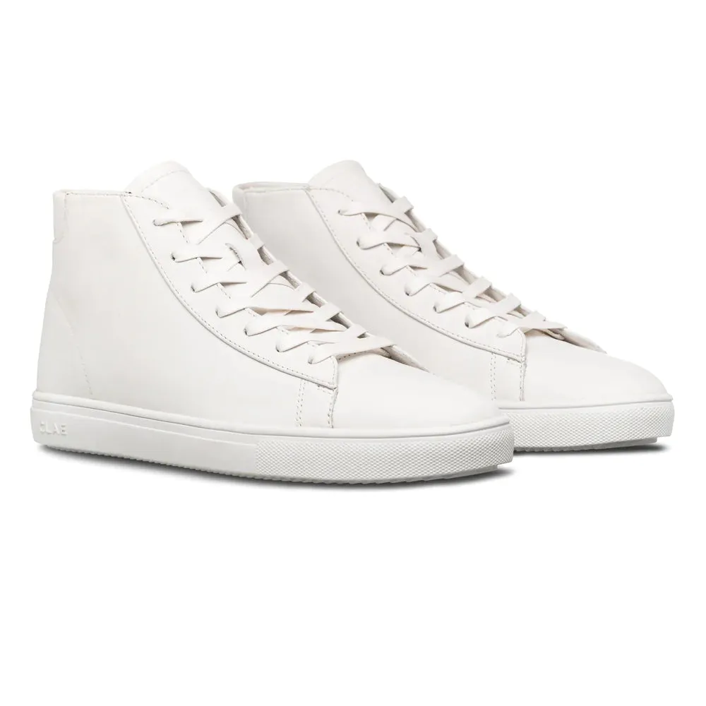 CLAE BRADLEY MID - TRIPLE WHITE LEATHER