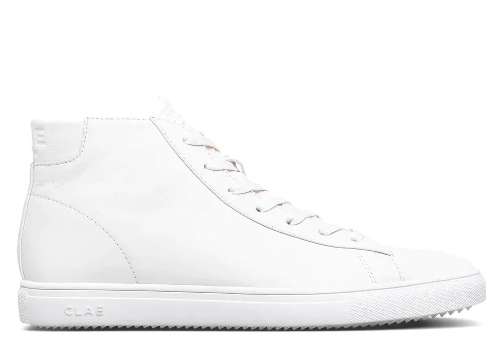 CLAE BRADLEY MID - TRIPLE WHITE LEATHER
