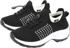 Comfort Wear Orthowear Shoes for Women&Men Orthopedic Shoes Lightweight Casual Breathable Running Walking Sneakers Non Slip Stretch Cushion Shoe Athletic Ortho Comfortwear for Plantar Fasciitis Unisex