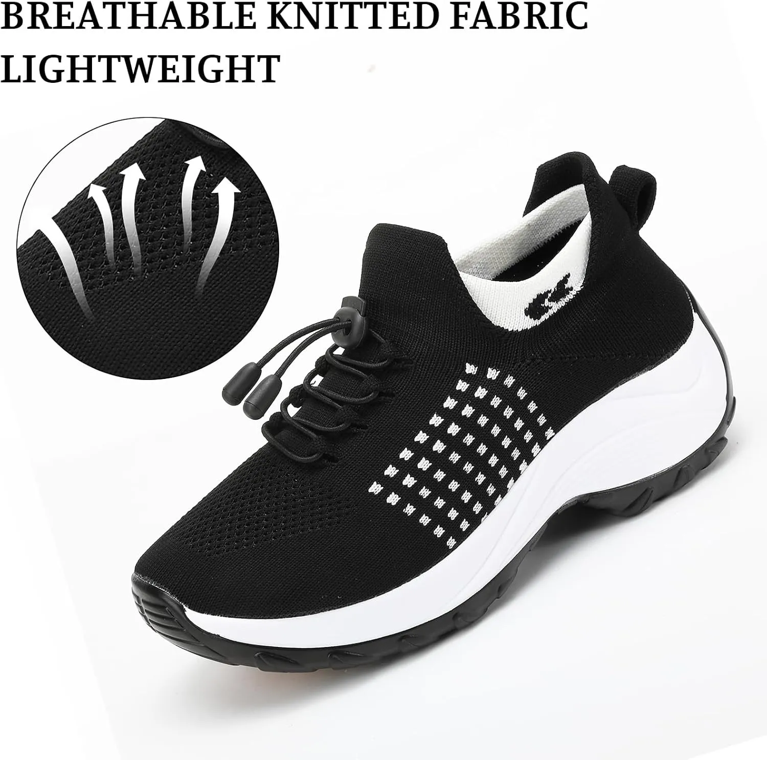Comfort Wear Orthowear Shoes for Women&Men Orthopedic Shoes Lightweight Casual Breathable Running Walking Sneakers Non Slip Stretch Cushion Shoe Athletic Ortho Comfortwear for Plantar Fasciitis Unisex