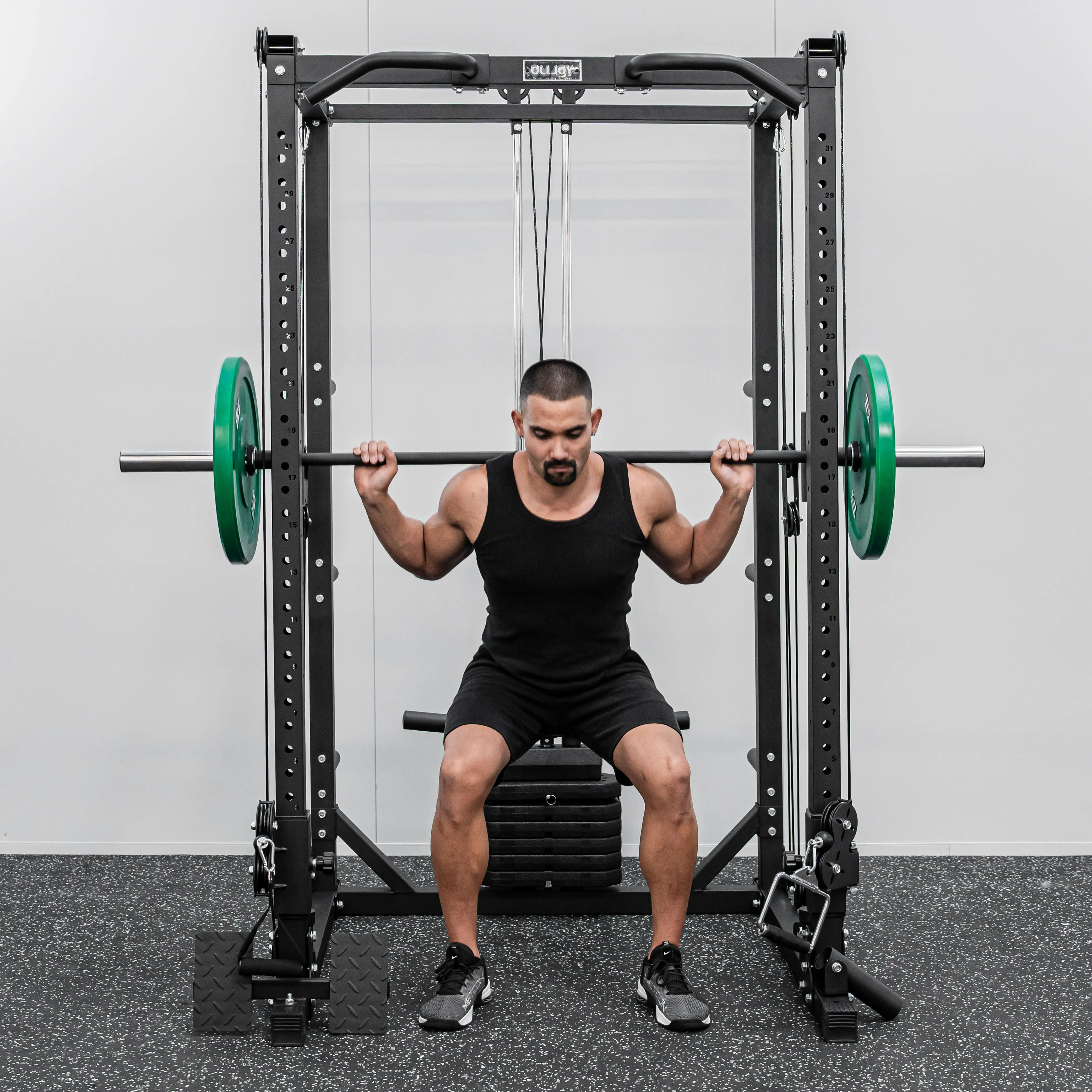 Commercial Grade Smith Machine With Weights Squat Rack Crossover Machine