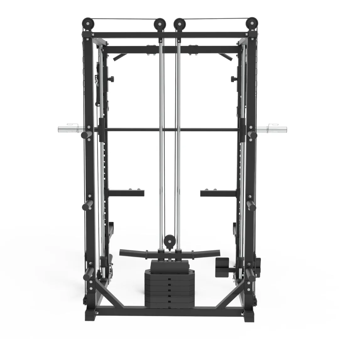 Commercial Grade Smith Machine With Weights Squat Rack Crossover Machine