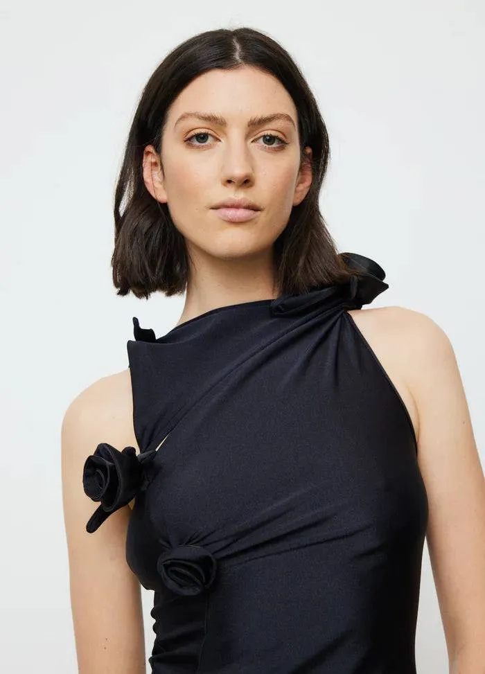 Coperni - Asymmetric Flower Gown