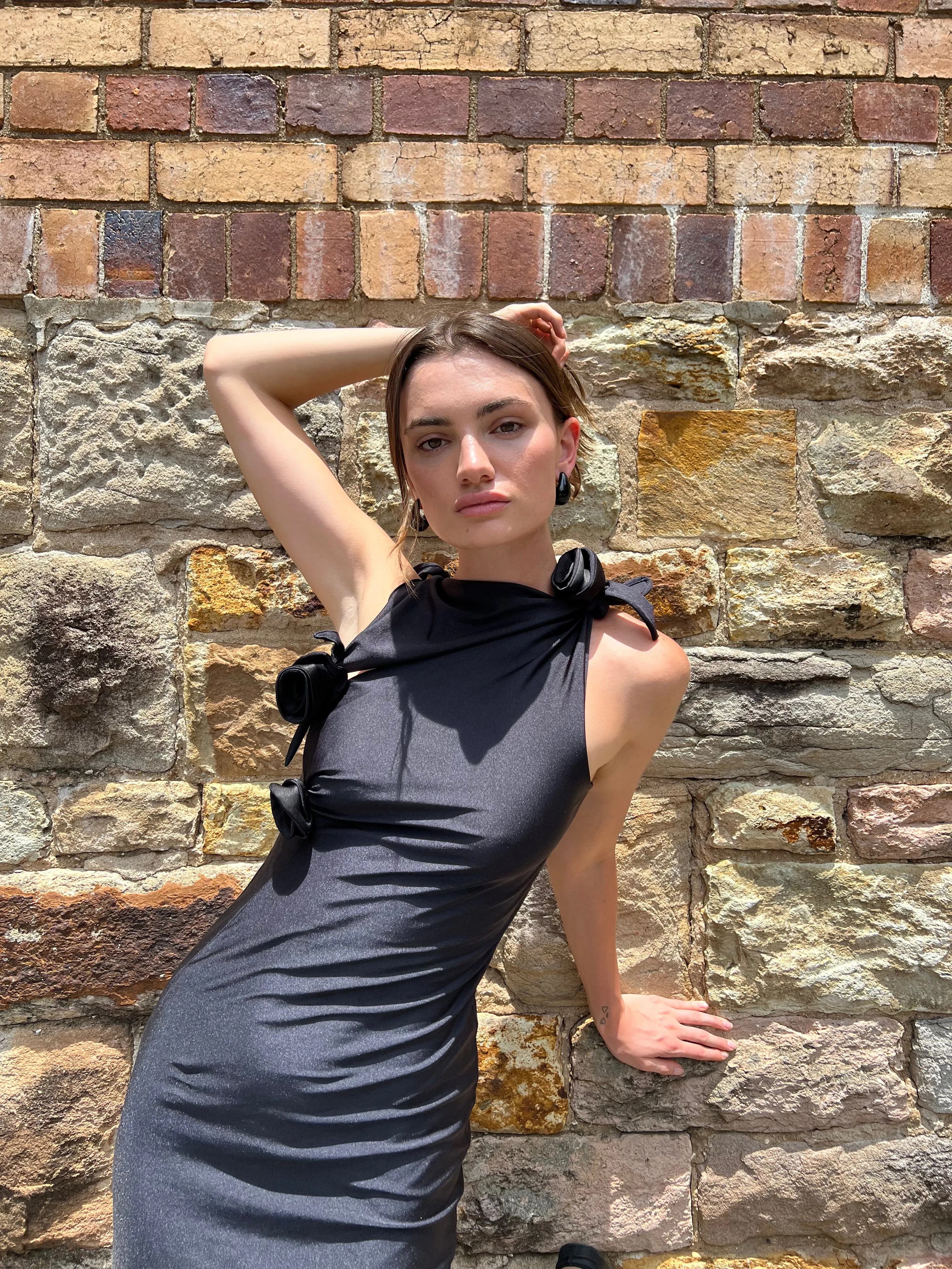 Coperni - Asymmetric Flower Gown