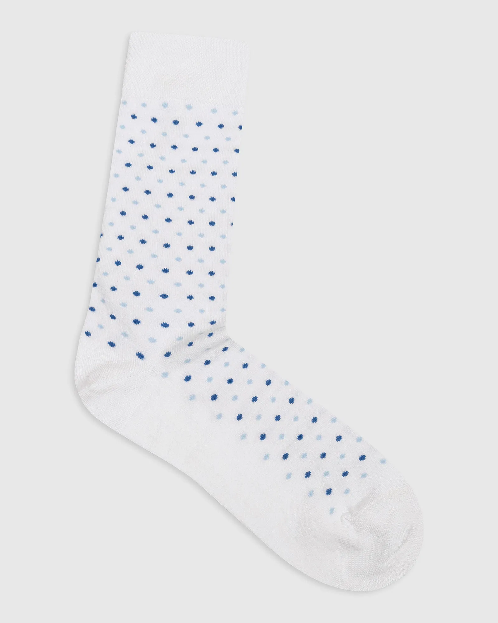 Cotton White Printed Socks - Vika