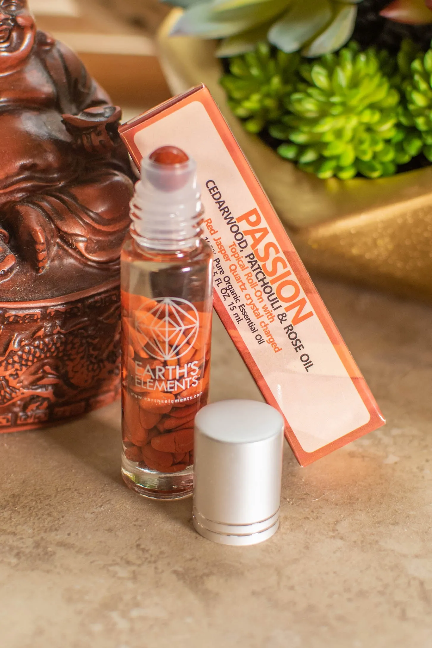 Crystal Charged Organic Essential Oil Roll-On