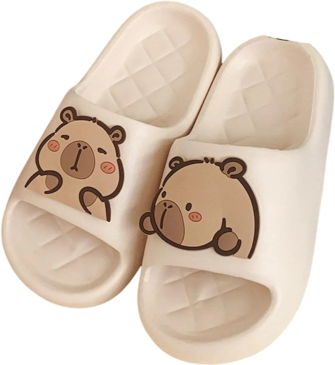 Cute Animal Capybara Slippers Womens Sandals Cloud Funny Slippers House Shoes Shower Shoes Indoor Outdoor
