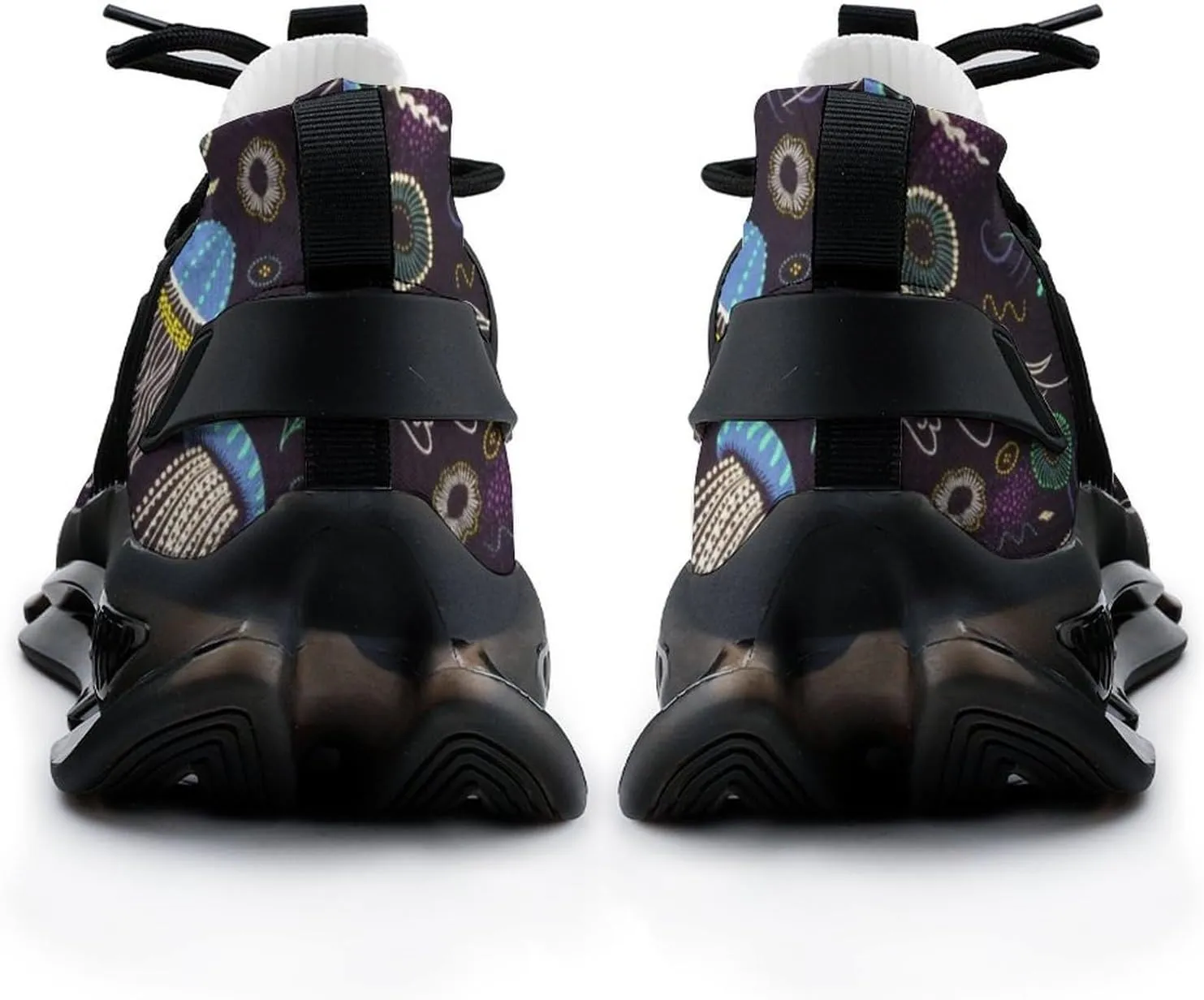 Deep Sea Jellyfish Walking Shoes for Men Lightweight Tennis Fashion Elastic Sports Shoes Cushion Basketball Shoes