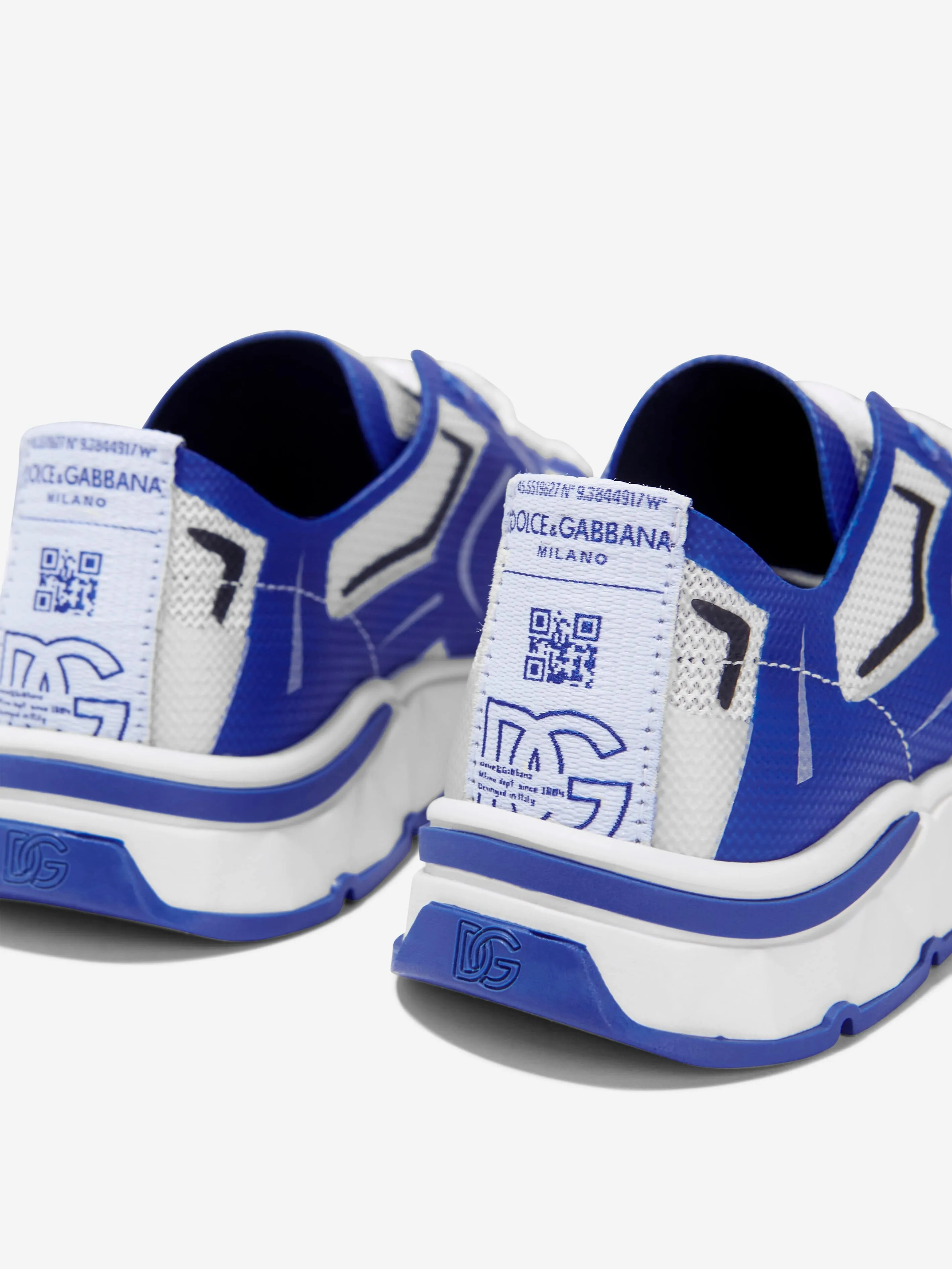 Dolce & Gabbana Boys Logo Trainers in White