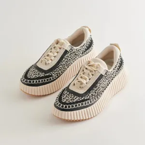 Dolen Sneakers - Black/ White Woven