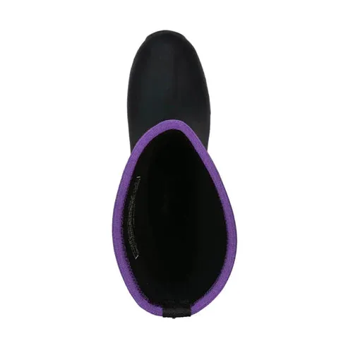 Dryshod Women's Arctic Storm Mid Boot - Black/Purple