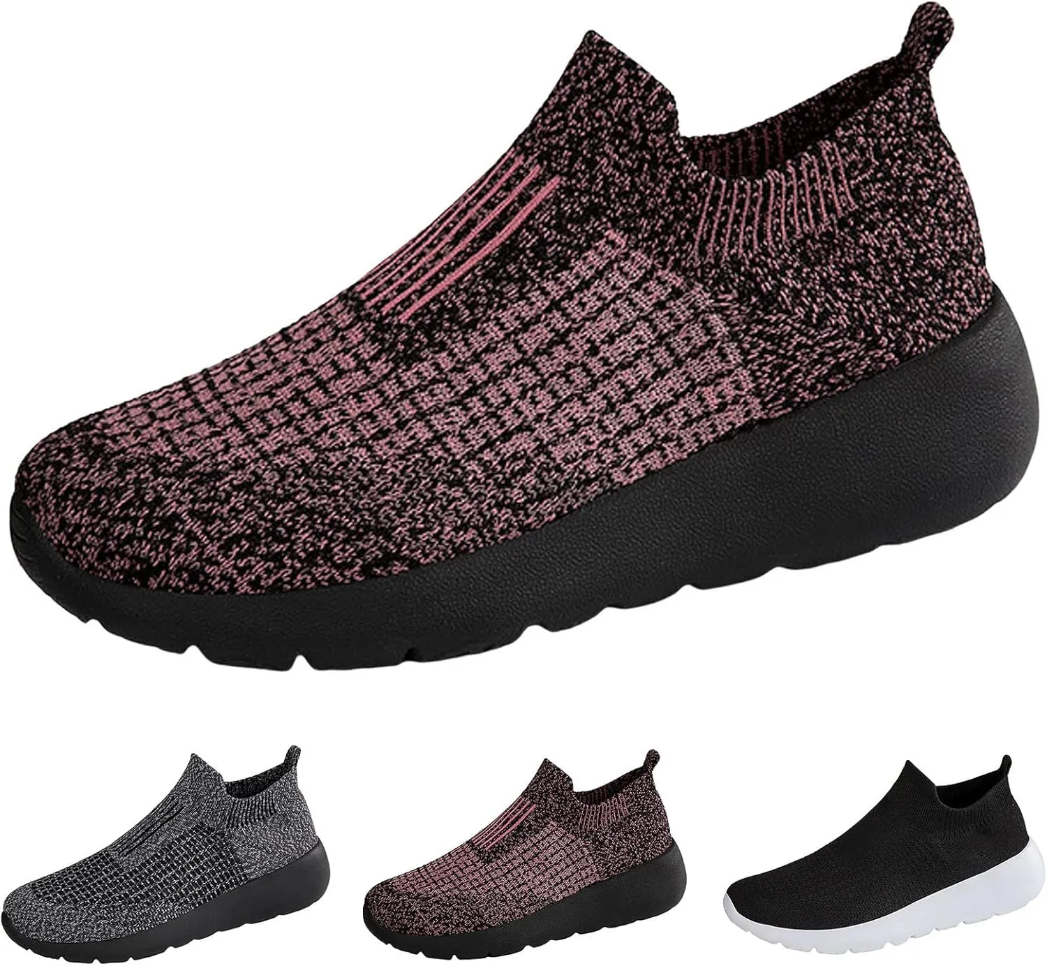 Fashion Sneaker Lace-Up Men Sports Shoes Fashion Summer New Pattern Mesh Breathable and Comfortable Thick Sole Couple