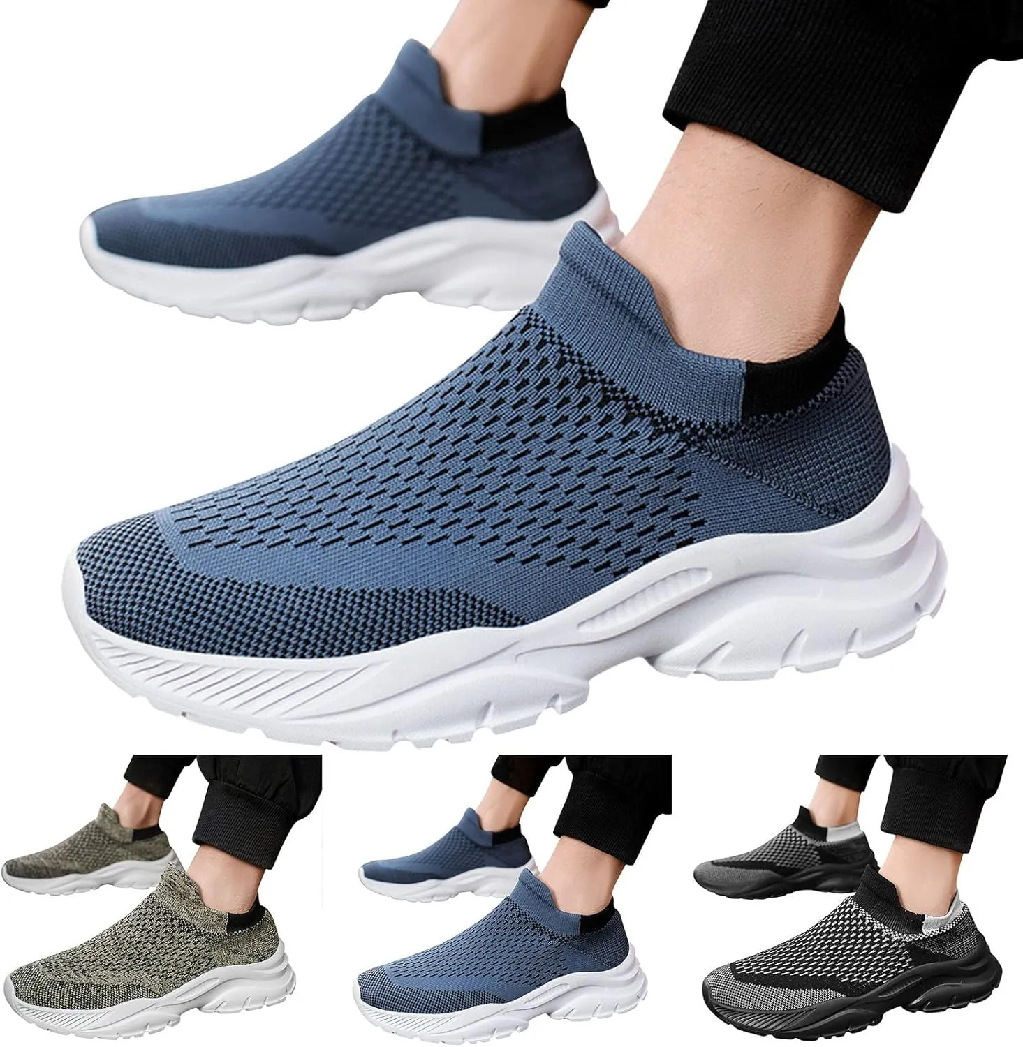 Fashion Sneakers Casual Shoe for Men Men Sports Shoes Fashion New Pattern Summer Mesh Breathable Comfortable and Non
