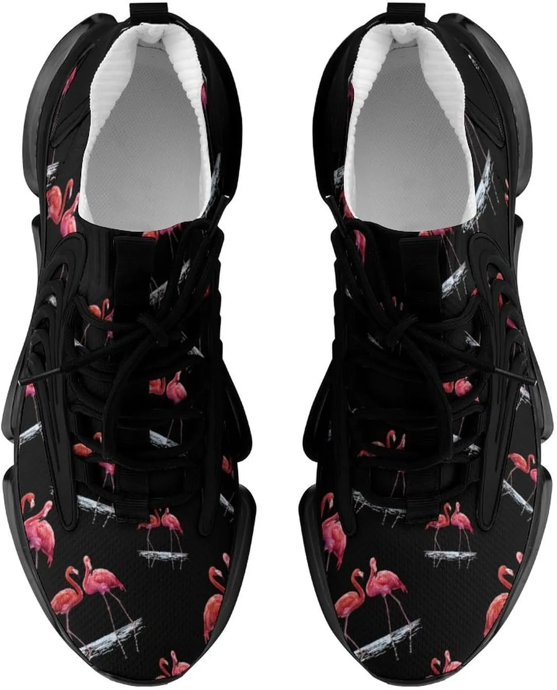 Flamingo Water Walking Shoes for Men Lightweight Tennis Fashion Elastic Sports Shoes Cushion Basketball Shoes