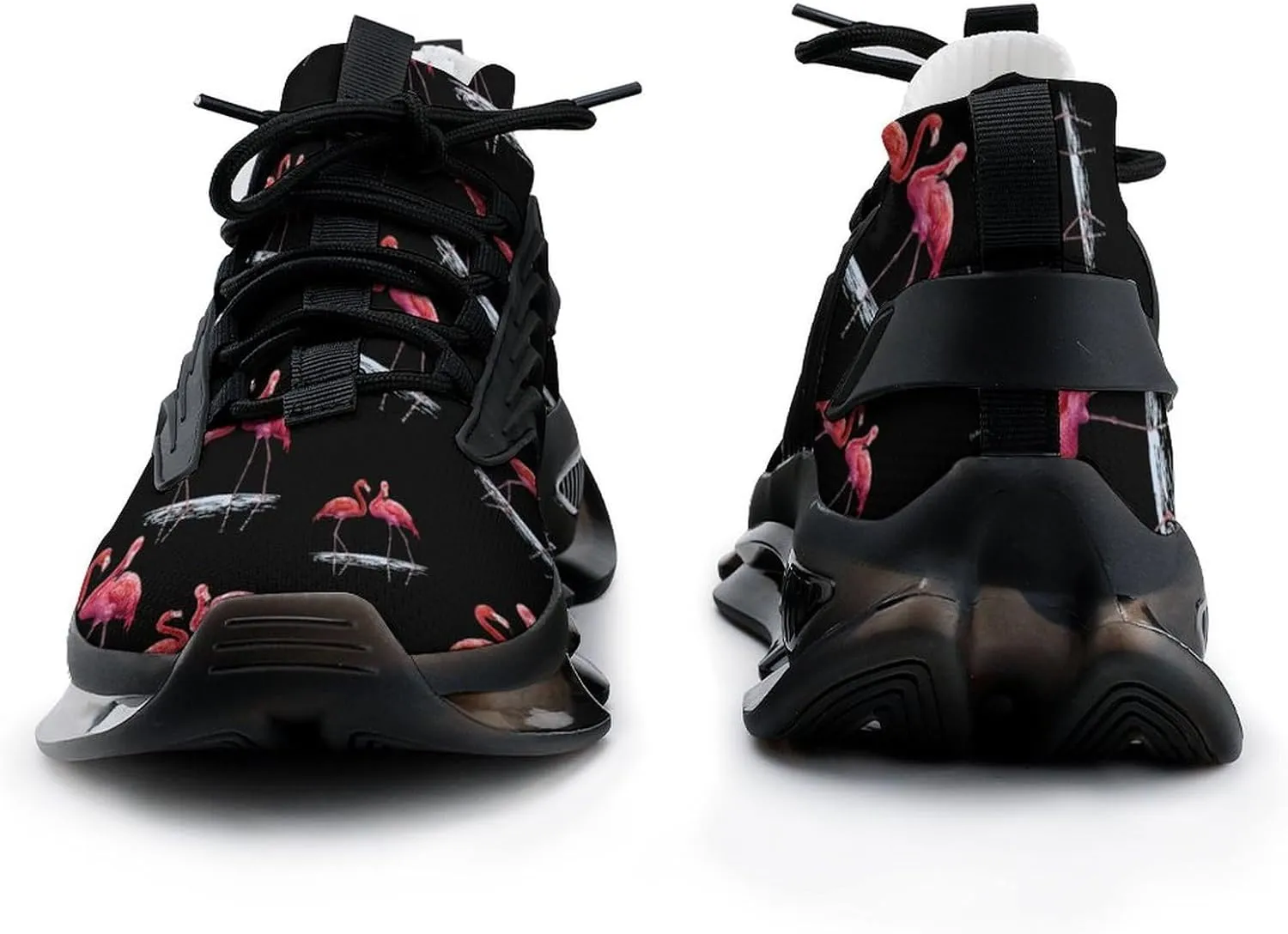 Flamingo Water Walking Shoes for Men Lightweight Tennis Fashion Elastic Sports Shoes Cushion Basketball Shoes