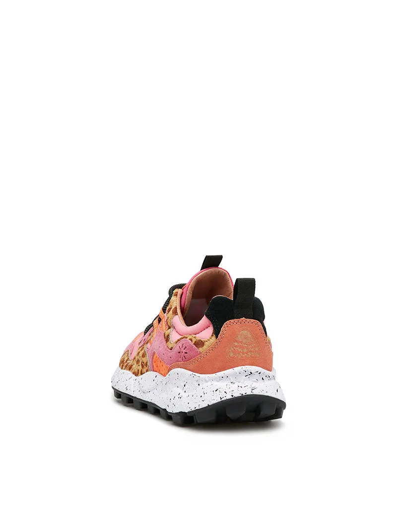 Flower Mountain Womens Yamano 3 Suede-Pony Hair Fuschia / Multi