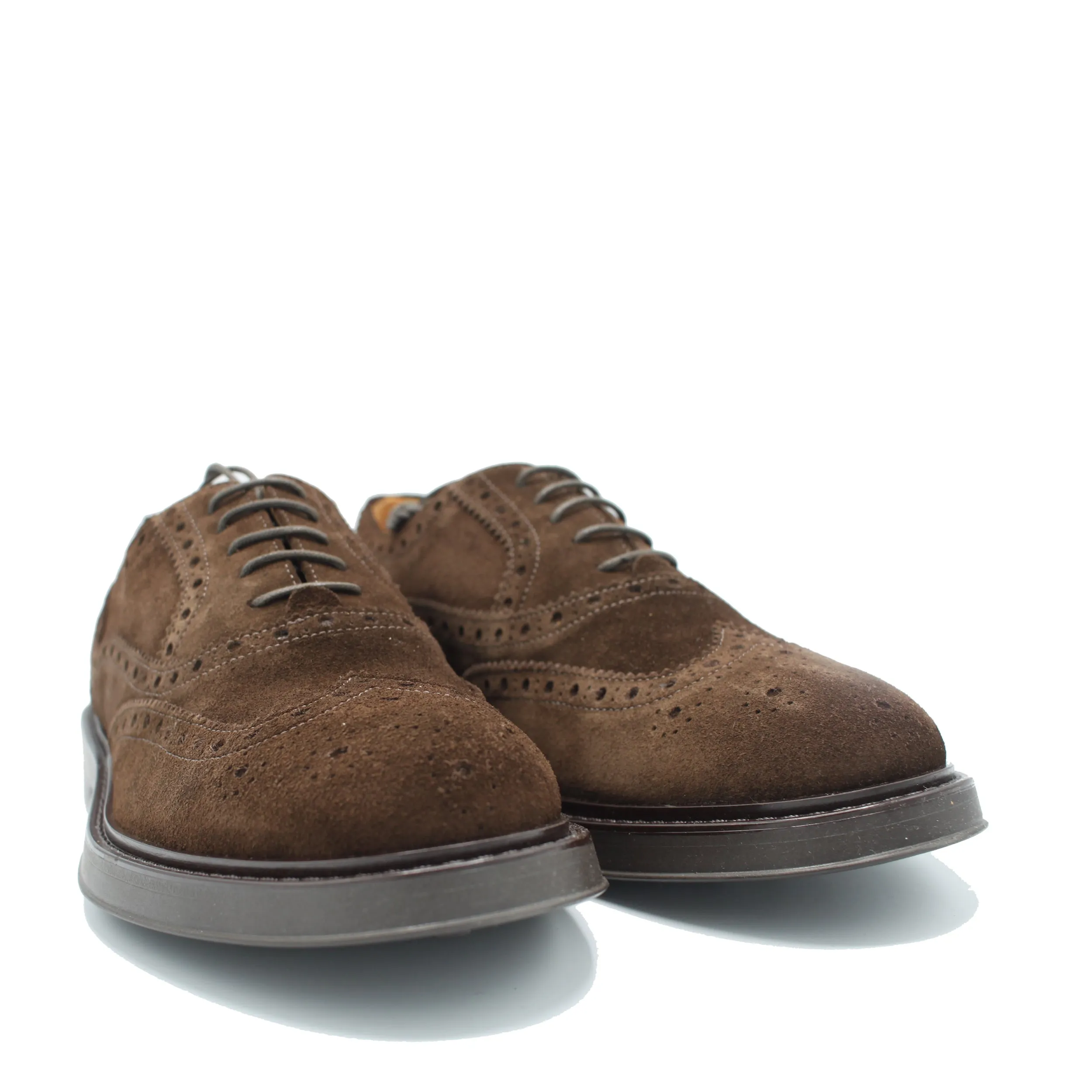 FULL BROGUE 080 BROWN SUEDE