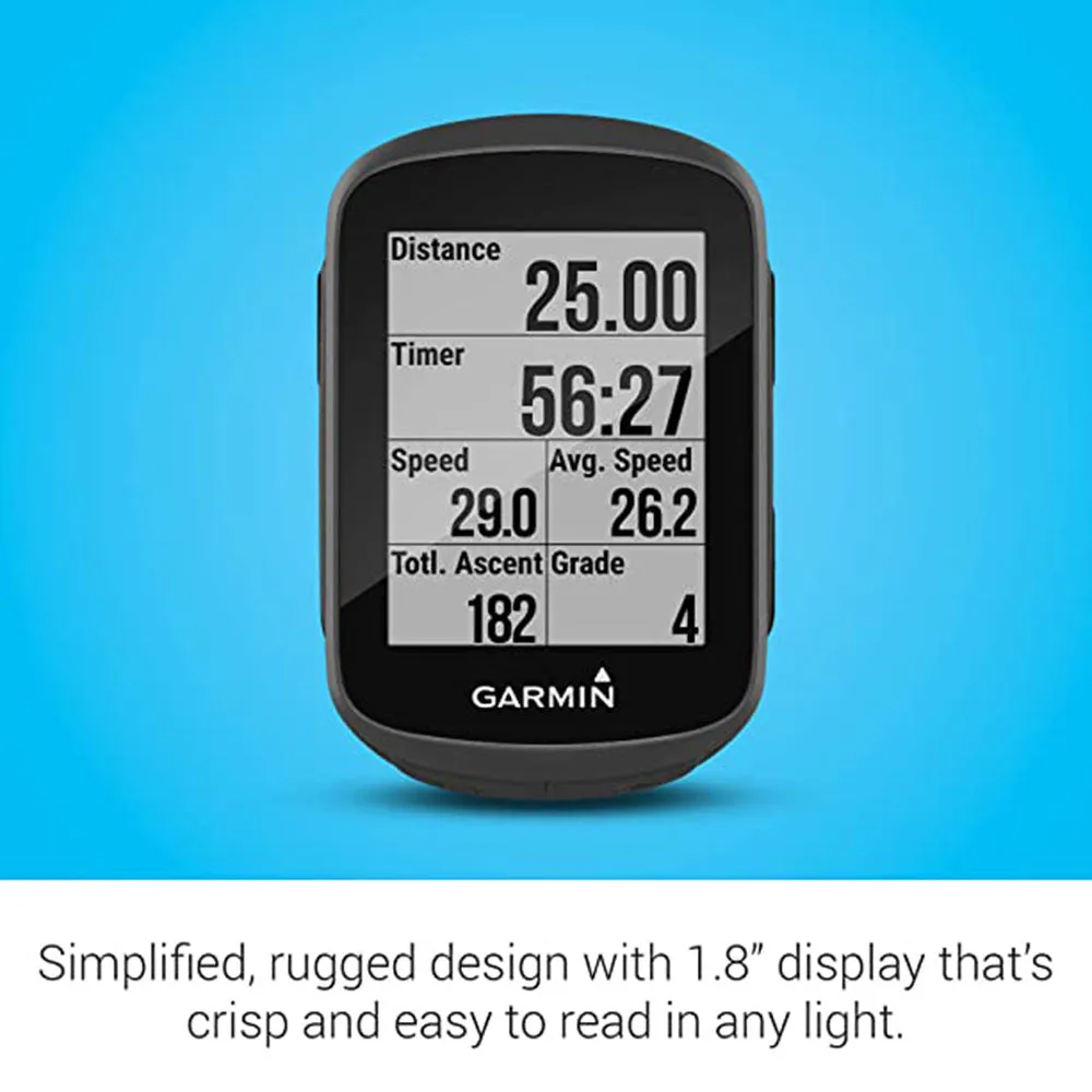 Garmin Edge 130 Plus Bundle GPS with Sensors and HR Monitor Download Structure Workouts ClimbPro Cycling Bike Computer - 010-02385-10