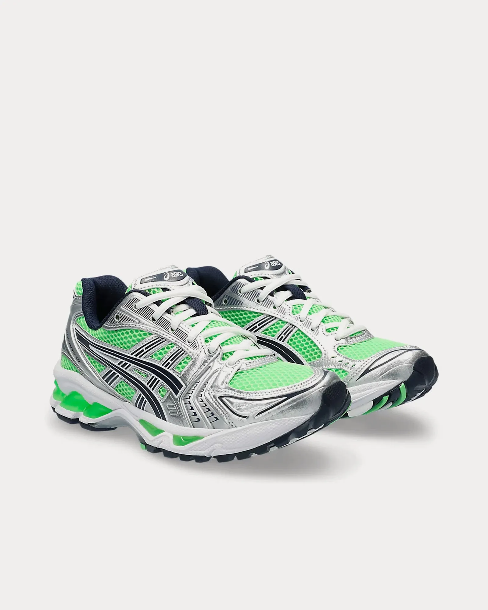 Gel-Kayano 14 Bright Lime / Midnight Low Top Sneakers
