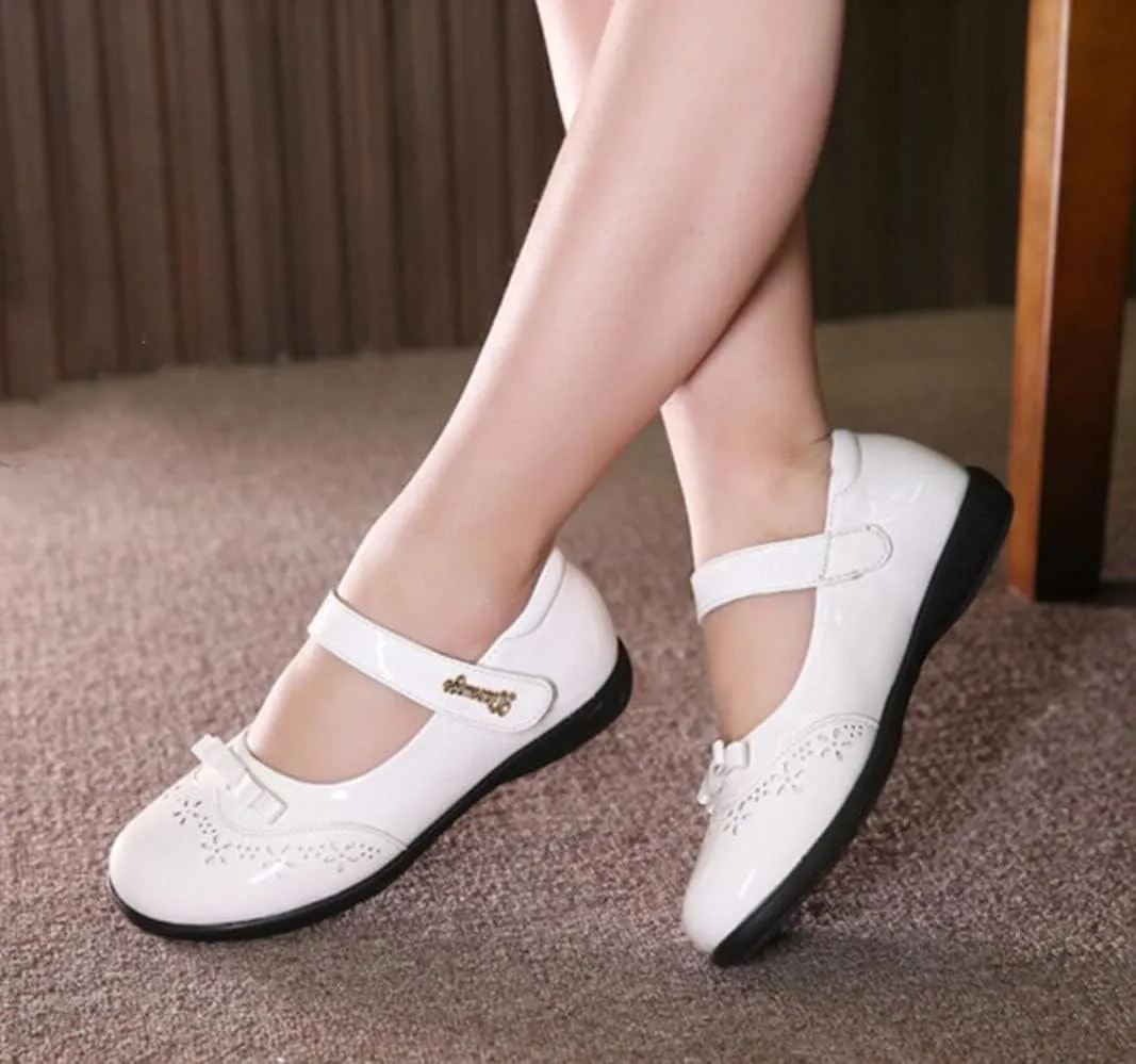 Girl's Classic Mary Jane Flat School Uniform Oxford Party Princess Dress Shoes for Toddler/Little Kid
