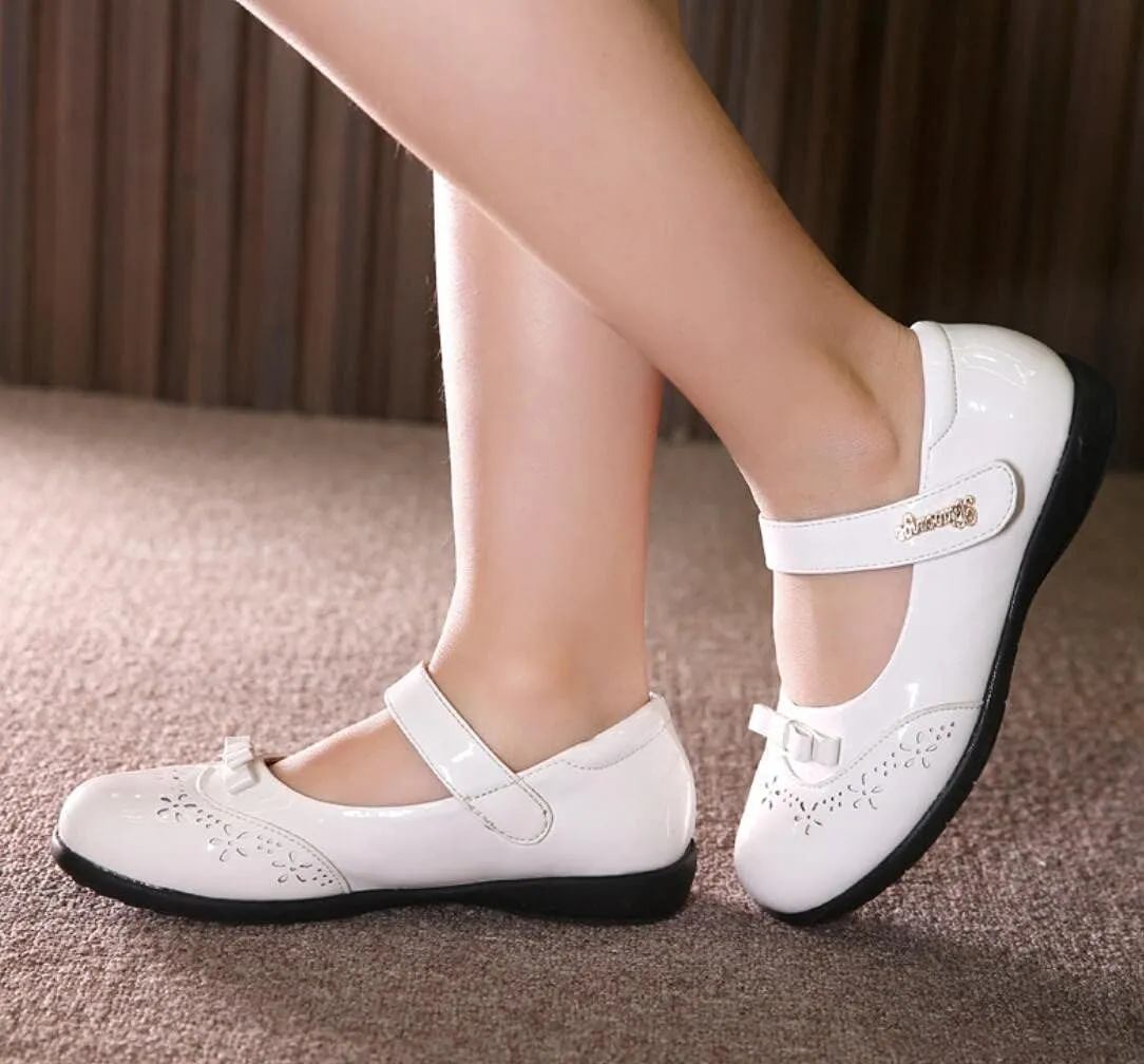 Girl's Classic Mary Jane Flat School Uniform Oxford Party Princess Dress Shoes for Toddler/Little Kid