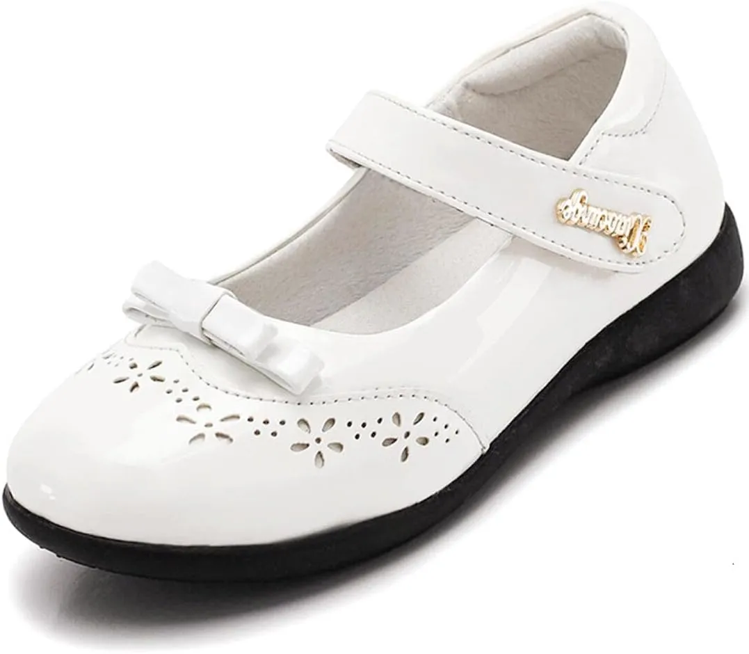 Girl's Classic Mary Jane Flat School Uniform Oxford Party Princess Dress Shoes for Toddler/Little Kid