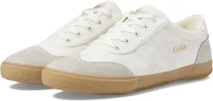 Gola Men's Badminton Sneaker, Off-White/Off-White/Gum, 13