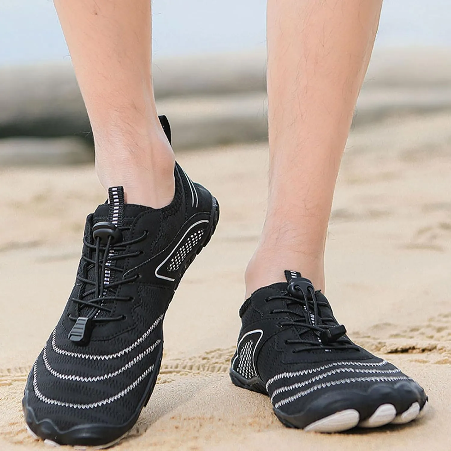 Hiking Barefoot Shoes Women Wide Toe Box Grounded Footwear for Women Healthy & Non-Slip Barefoot Shoes Breathable Zero Drop Shoe Comfortable Casual Sneakers Walking, Running, Pool Swim Shoe Quick Dry